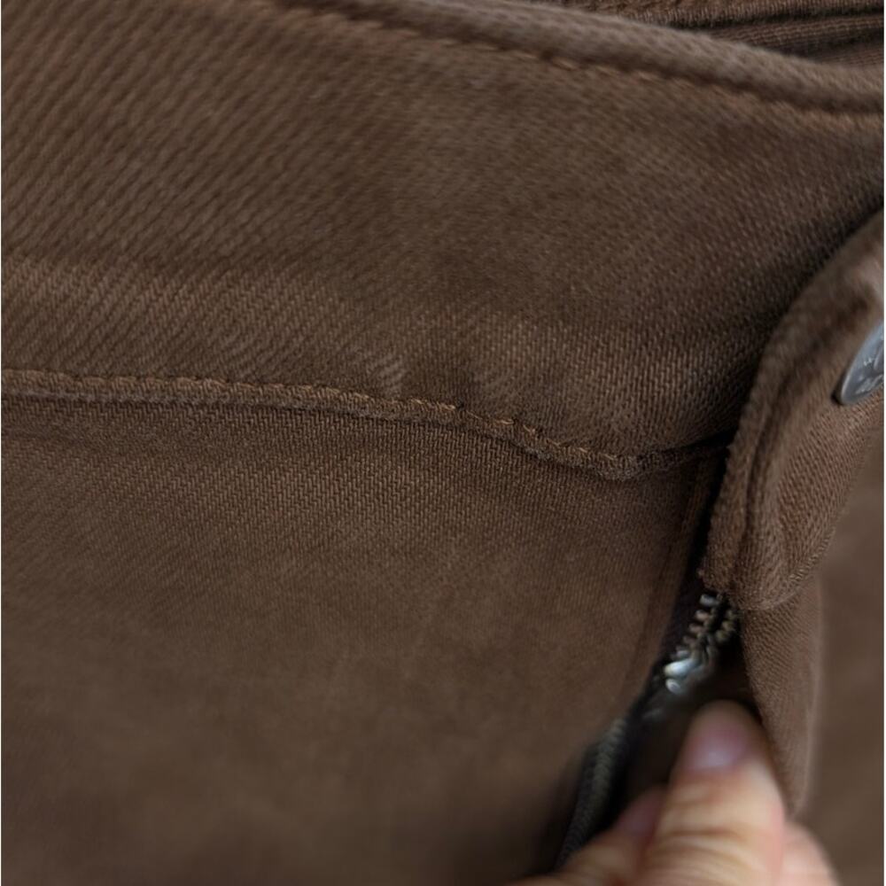 Everlane way high curve brown jeans 32r - Picture 4 of 9